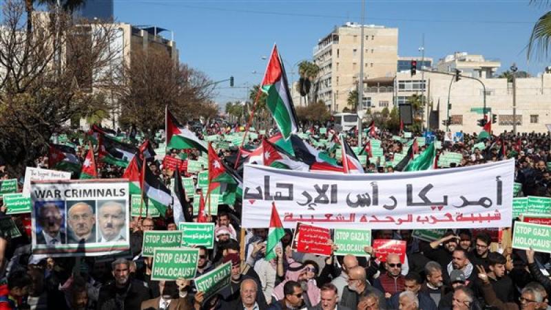 تظاهرات الأردن لدعم فلسطين