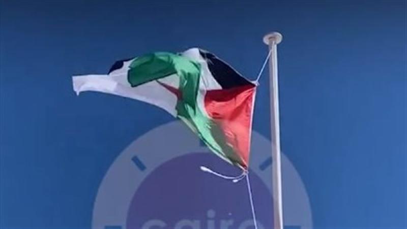 علم فلسطين من مهرجان كان