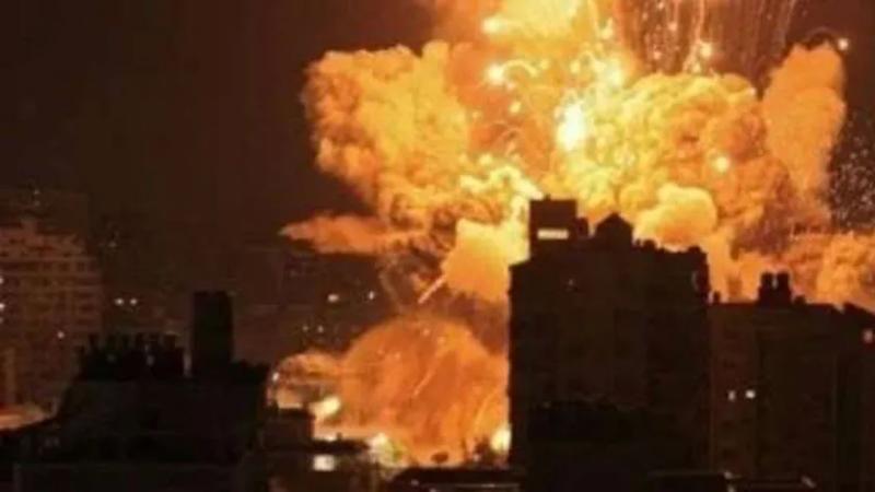 قصف متواصل على خيام النازحين في رفح الفلسطينية