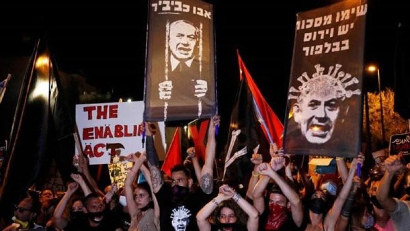تظاهرات في تل أبيب للمطالبة بإسقاط حكومة نتنياهو وتبكير موعد الانتخابات