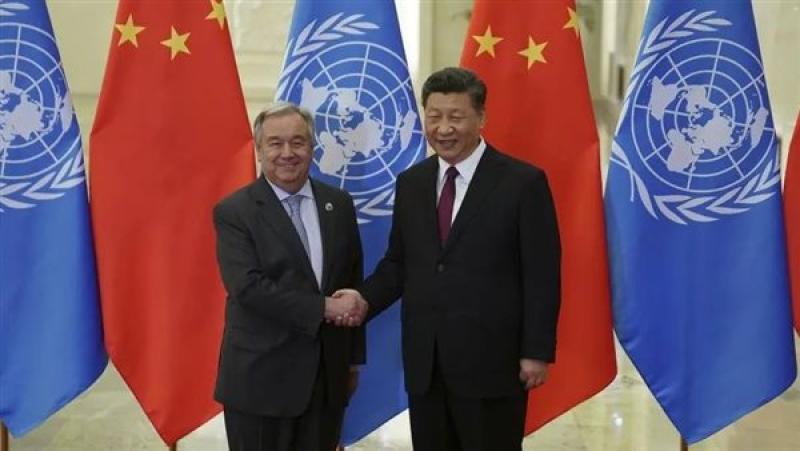الرئيس الصينى يؤكد لـ جوتيريش دعم بلاده للأمم المتحدة